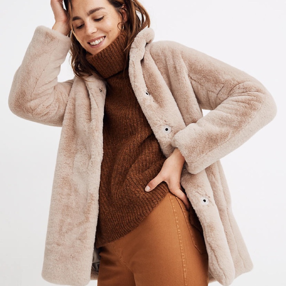 Madewell fur coat